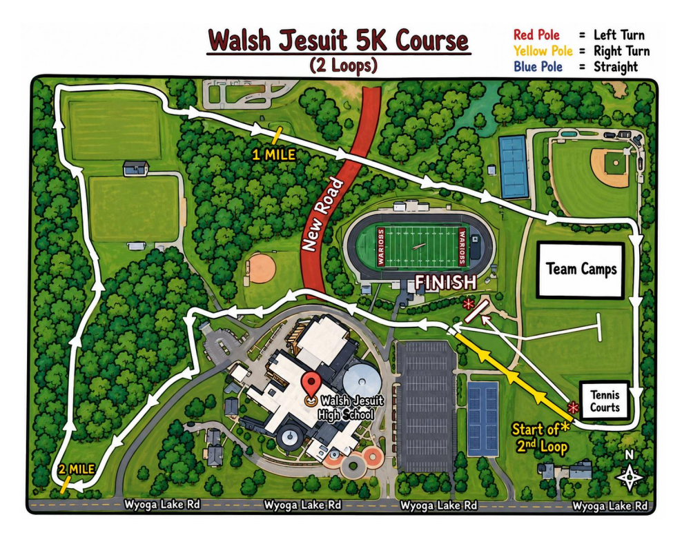 Course map reference