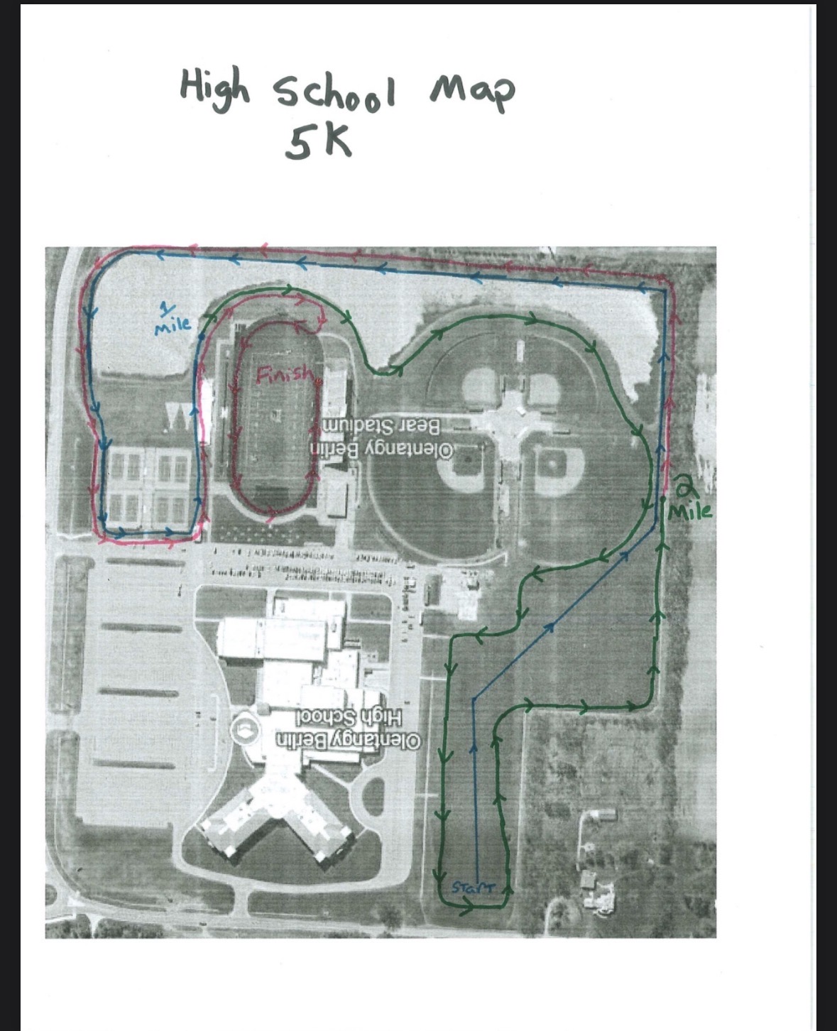 Course map reference